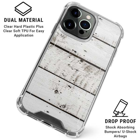 Weathered Wood iPhone 16 Pro Max Clear Case