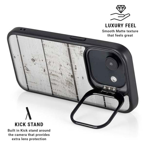 Weathered Wood iPhone 16e Kickstand Case