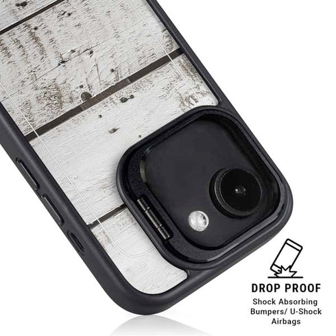 Weathered Wood iPhone 16e Kickstand Case