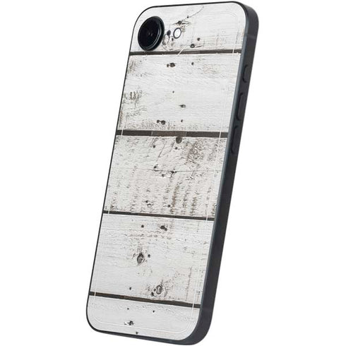 Weathered Wood iPhone 16e Skin