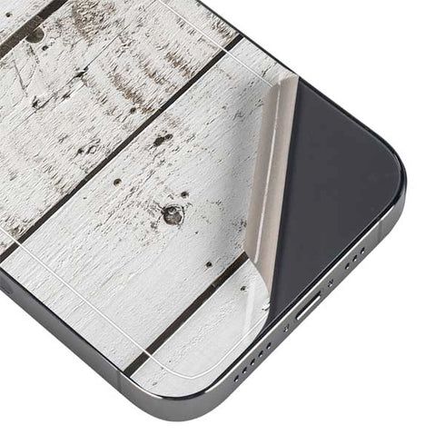 Weathered Wood iPhone 16e Skin