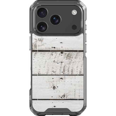 Weathered Wood iPhone 18 Pro Clear Case