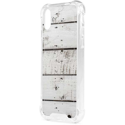 Weathered Wood iPhone XS Clear Case
