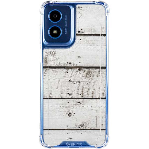 Weathered Wood Moto G 5G (2024) Clear Case