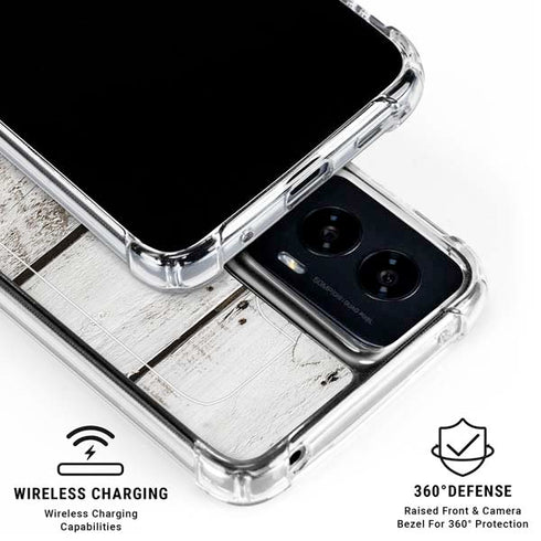 Weathered Wood Moto G Power 5G (2024) Clear Case