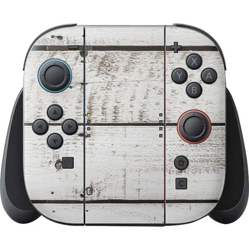 Weathered Wood Nintendo Skins