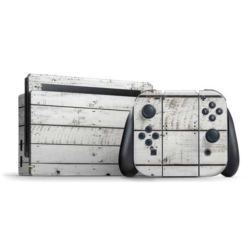 Weathered Wood Nintendo Skins