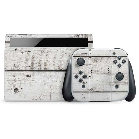 Weathered Wood Nintendo Skins