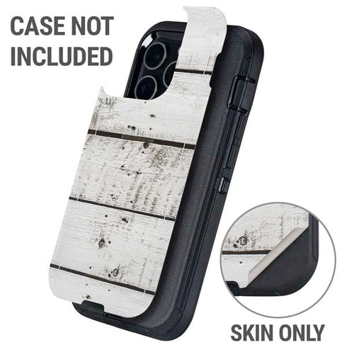 Weathered Wood Otterbox Defender iPhone Skin