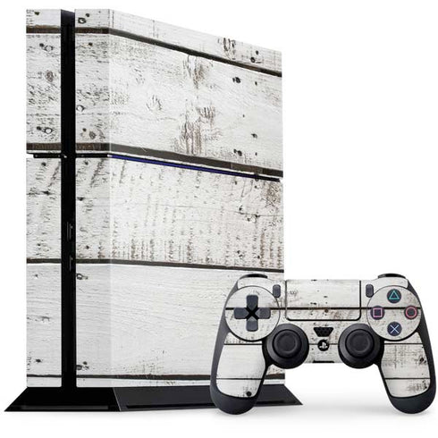 Weathered Wood PlayStation PS4 Skins