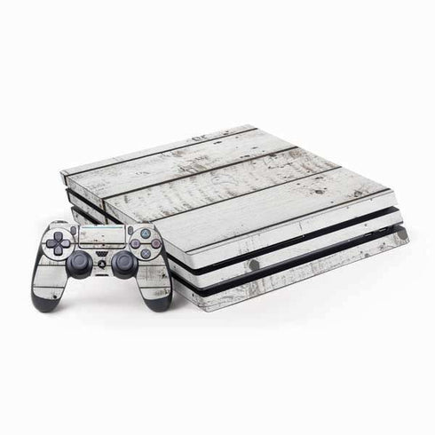 Weathered Wood PlayStation PS4 Skins