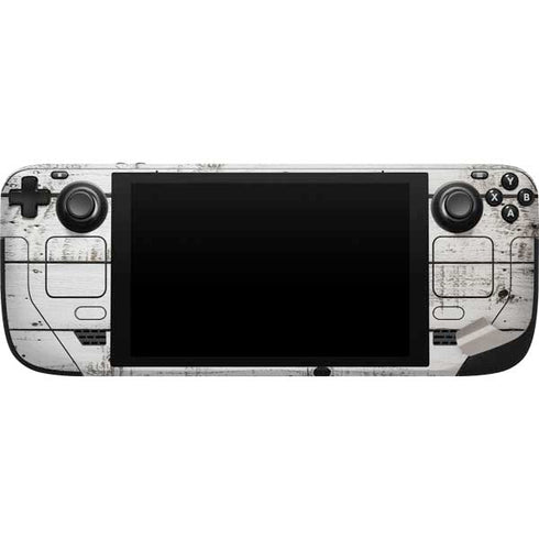 Weathered Wood Steam Deck Handheld Gaming Computer Skin