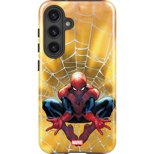 Marvel Spiderman Web Shooting Galaxy S25 Impact Case