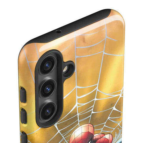 Marvel Spiderman Web Shooting Galaxy S25 Impact Case