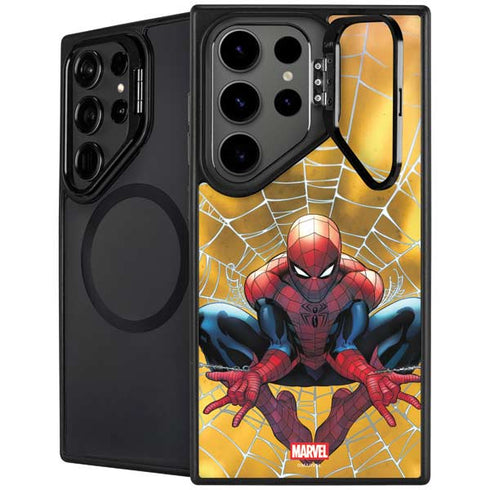 Marvel Spiderman Web Shooting Galaxy S25 Ultra Kickstand Case