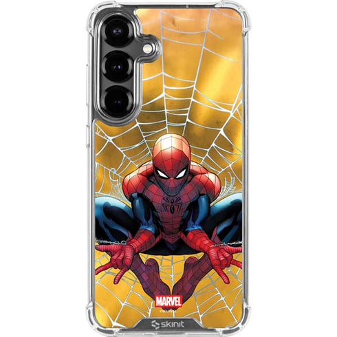 Marvel Spiderman Web Shooting Galaxy S26 Clear Case