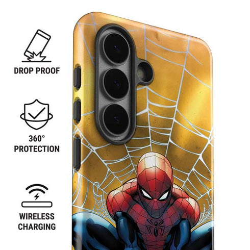 Marvel Spiderman Web Shooting Galaxy S26 Impact Case