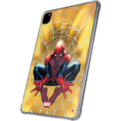 Marvel Spiderman Web Shooting iPad Pro 11in (2024) Clear Case