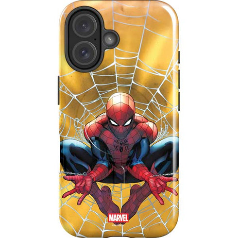 Marvel Spiderman Web Shooting iPhone 16 Magsafe Impact Case