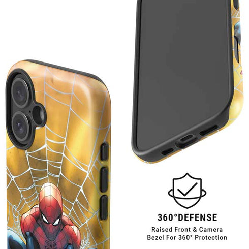 Marvel Spiderman Web Shooting iPhone 16 Magsafe Impact Case