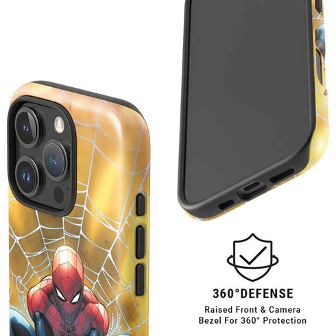Marvel Spiderman Web Shooting iPhone 16 Pro Magsafe Impact Case