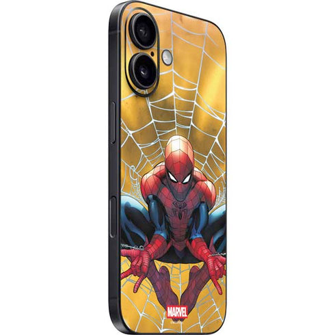 Marvel Spiderman Web Shooting iPhone 16 Skin