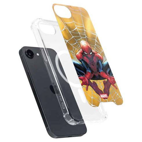 Marvel Spiderman Web Shooting iPhone 16e MagSafe Case