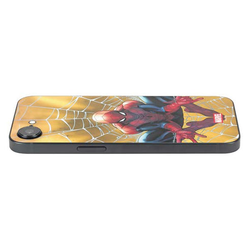 Marvel Spiderman Web Shooting iPhone 16e Skin