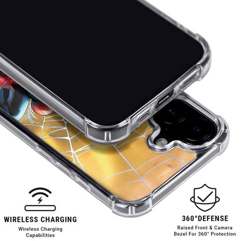 Marvel Spiderman Web Shooting iPhone 17 MagSafe Case