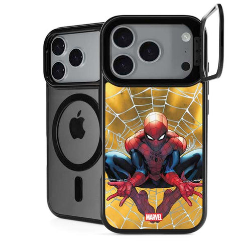 Marvel Spiderman Web Shooting iPhone 18 Pro Kickstand Case