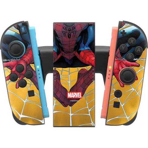 Marvel Spiderman Web Shooting Nintendo Switch 2 (2025) Joy-Con Controller Skin