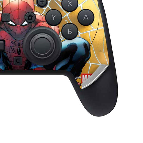Marvel Spiderman Web Shooting Nintendo Switch 2 (2025) Pro Controller Skin
