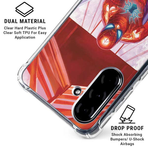 Marvel Spiderman Web Slinger Galaxy A36 5G Clear Case
