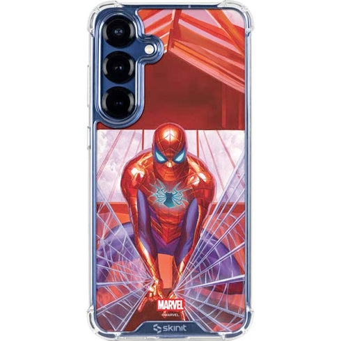 Marvel Spiderman Web Slinger Galaxy S25 Clear Case