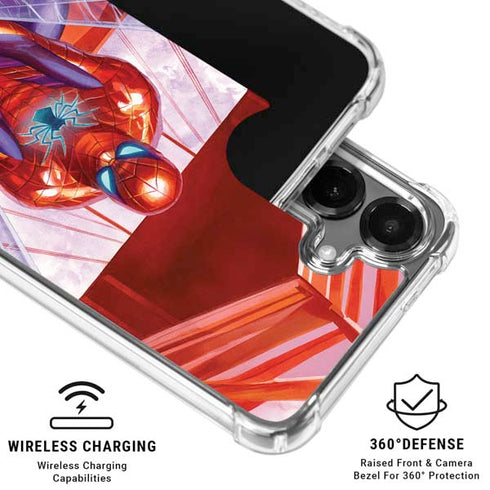 Marvel Spiderman Web Slinger Galaxy S26 Plus Clear Case