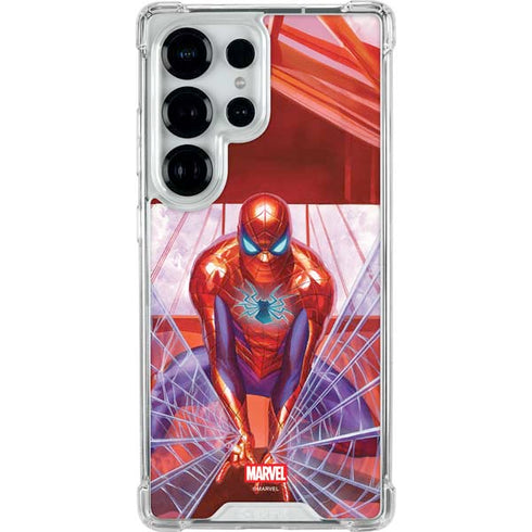 Marvel Spiderman Web Slinger Galaxy S26 Ultra Clear Case