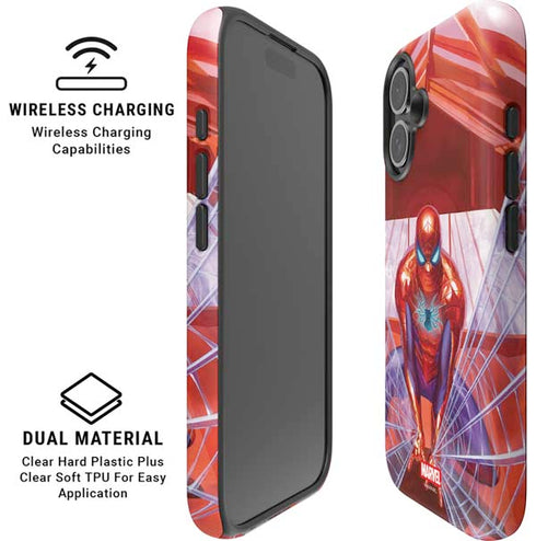 Marvel Spiderman Web Slinger iPhone 16 Magsafe Impact Case