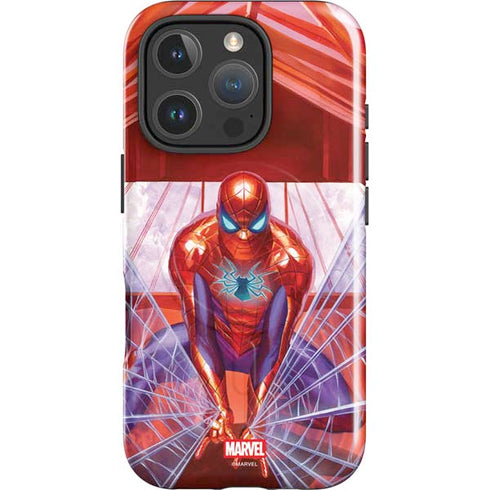 Marvel Spiderman Web Slinger iPhone 16 Pro Magsafe Impact Case