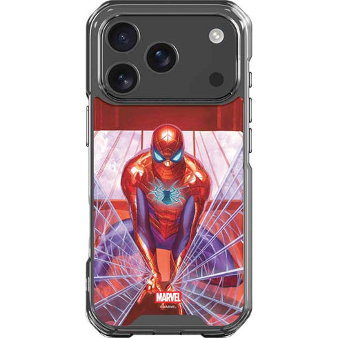 Marvel Spiderman Web Slinger iPhone 18 Pro Clear Case