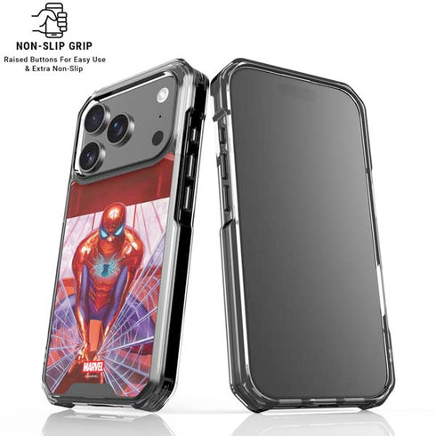 Marvel Spiderman Web Slinger iPhone 18 Pro Clear Case