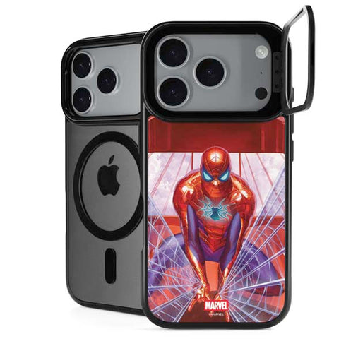 Marvel Spiderman Web Slinger iPhone 18 Pro Kickstand Case