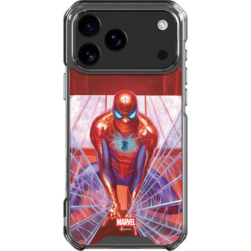 Marvel Spiderman Web Slinger iPhone 18 Pro Max Clear Case