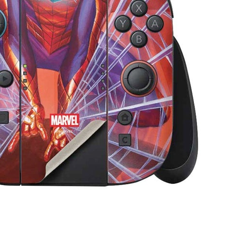 Marvel Spiderman Web Slinger Nintendo Switch 2 (2025) Joy-Con Controller Skin