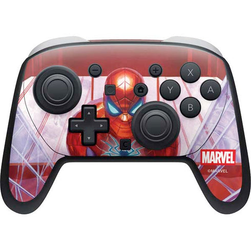 Marvel Spiderman Web Slinger Nintendo Switch 2 (2025) Pro Controller Skin