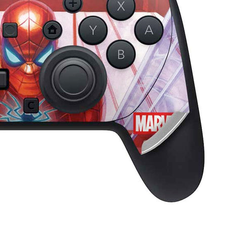 Marvel Spiderman Web Slinger Nintendo Switch 2 (2025) Pro Controller Skin