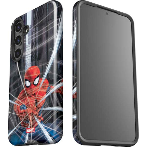 Marvel Spiderman Web Throw Galaxy S25 Impact Case