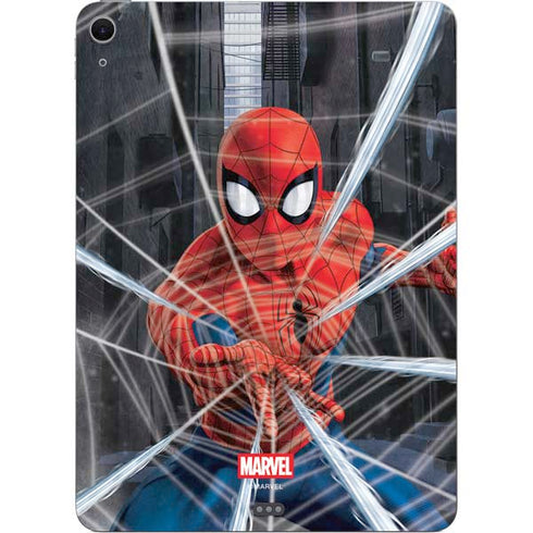Marvel Spiderman Web Throw Apple iPad Air Skin