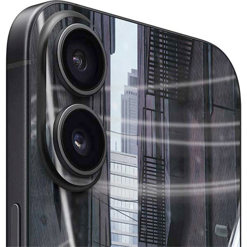 Marvel Spiderman Web Throw iPhone 16 Plus Skin