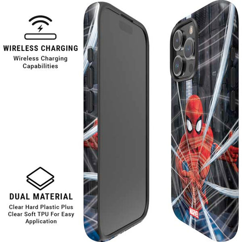 Marvel Spiderman Web Throw iPhone 16 Pro Max Magsafe Impact Case