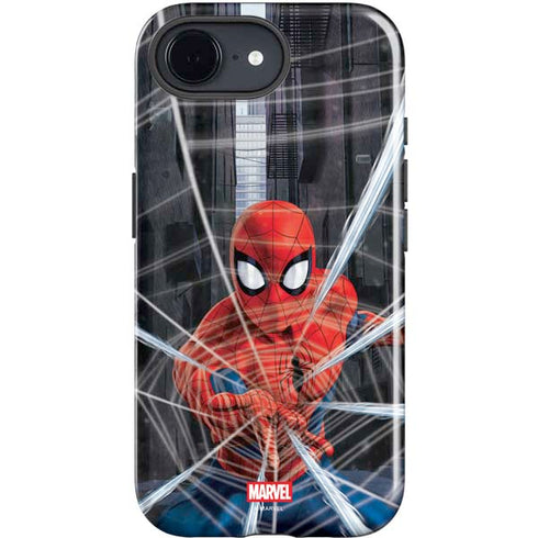 Marvel Spiderman Web Throw iPhone 16e Impact Case